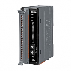 CAN-2054C CANopen Slave Module of 8 Isolated (Wet) DI, 8 Isolated (Sink, NPN) DO channels