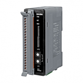 CAN-2054D DeviceNet Slave Digital I/O Module, 8 Isolated (Wet) DI, 8 Isolated (Sink, NPN) DO
