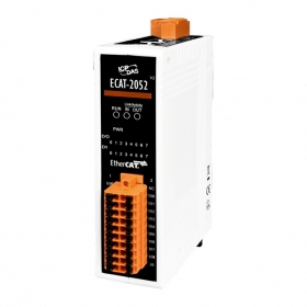 ECAT-2052 EtherCAT SubDevice I/O Module with Isolated 8-ch DI and 8-ch DO