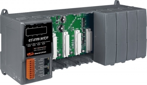 ET-87P8-MTCP ModbusTCP I/O Expansion Unit (8 slot): serial IO