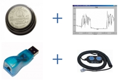 iButton THERMO-S-KIT-1925 Thermochron Starter Kit -ext. memory