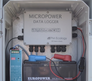 MicroP-dl-En GSM Weather Station & Data Logger (encl+battery)