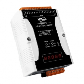 PDS-5105D-MTCP Programmable (10x RS-485) Serial-to-Ethernet Device Server, 2-port LAN Switch, Modbus Gateway, LED Display