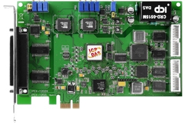 PEX-1202L 32Ch.AI, 12-bit 110ks/s, 2AO, Dig I/O Low Gain Board