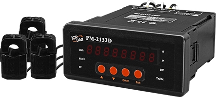 PM-2133D 3-phase Compact Smart Energy Meter, LED Display