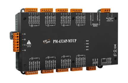 PM-4324P-MTCP Modbus TCP, Multi-Channel Power Meter (for 333mV CT's)