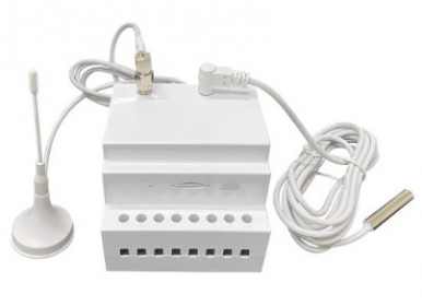 PowerTxt-4G-DIN Power Loss and Temperature Alert/remote control unit
