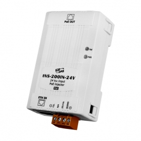 tNS-200IN-24V  PoE injector, +24 VDC input