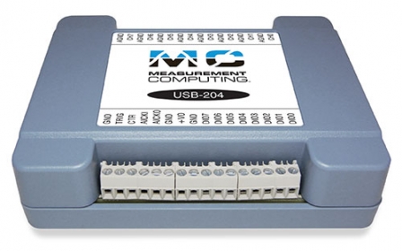 USB-205 12-Bit, 500 kS/s, 2 Analog Outputs Data Acquisition USB DAQ Device