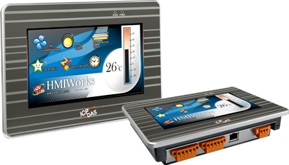 VPD-173X-64  7" Touch Screen HMI Display, IP65 Panel, sup XV board (64Mb)
