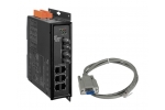 MSM-508FT-T 8-port Industrial Ethernet Layer 2 Managed Switch with 2-Fibre Port (Multi-mode, ST Connector)