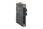 NSM-206AFC-T 4 port Ethernet + Dual Fibre Switch (SC) - Metal case
